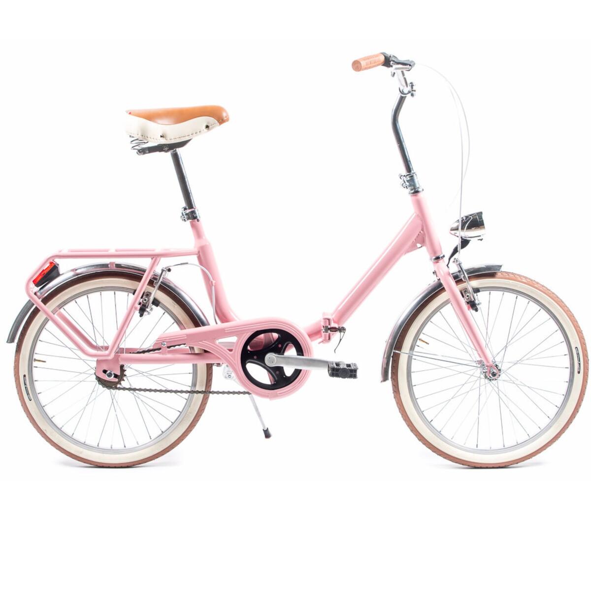 Capri Bambina rose vélo de ville pliable Remicycletto